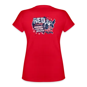 OATH RED Women's V-Neck T-Shirt