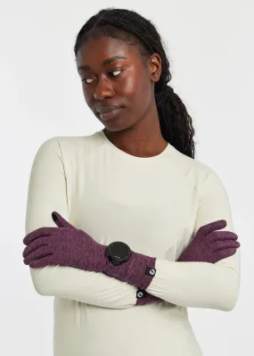 Oiselle | Lux Watch Window Gloves | Women's | Dusk