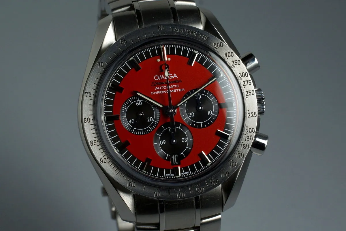 Omega Speedmaster 3506.61 Red Michael Schumacher with Box