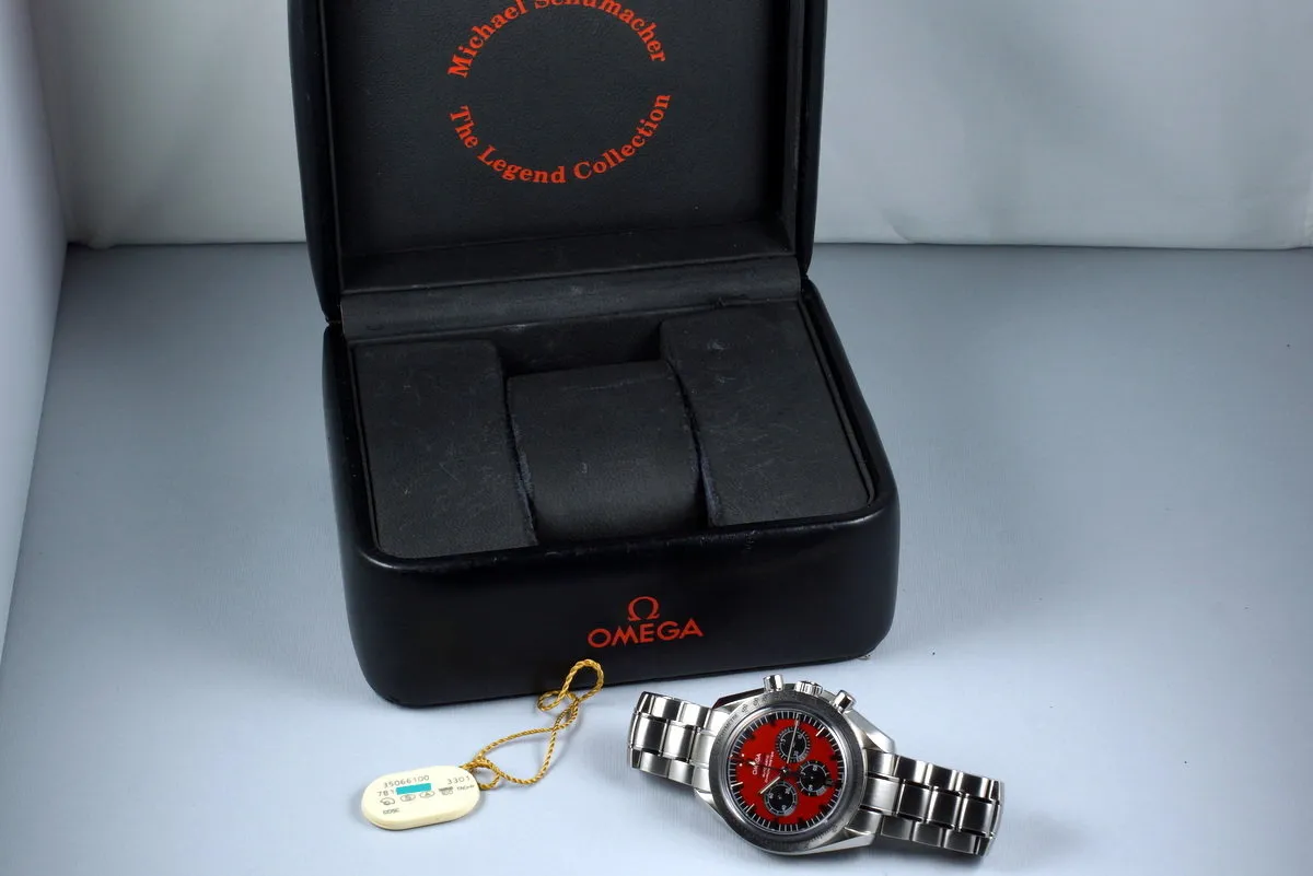 Omega Speedmaster 3506.61 Red Michael Schumacher with Box