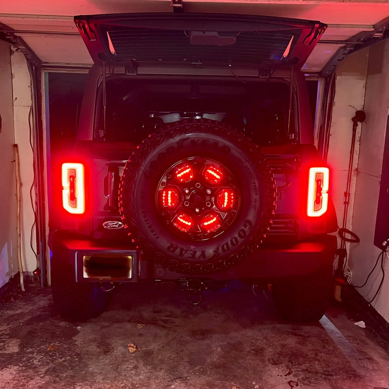 ORACLE Lighting LED Illuminated Spare Tire Wheel Ring Third Brake Light - Ford Bronco