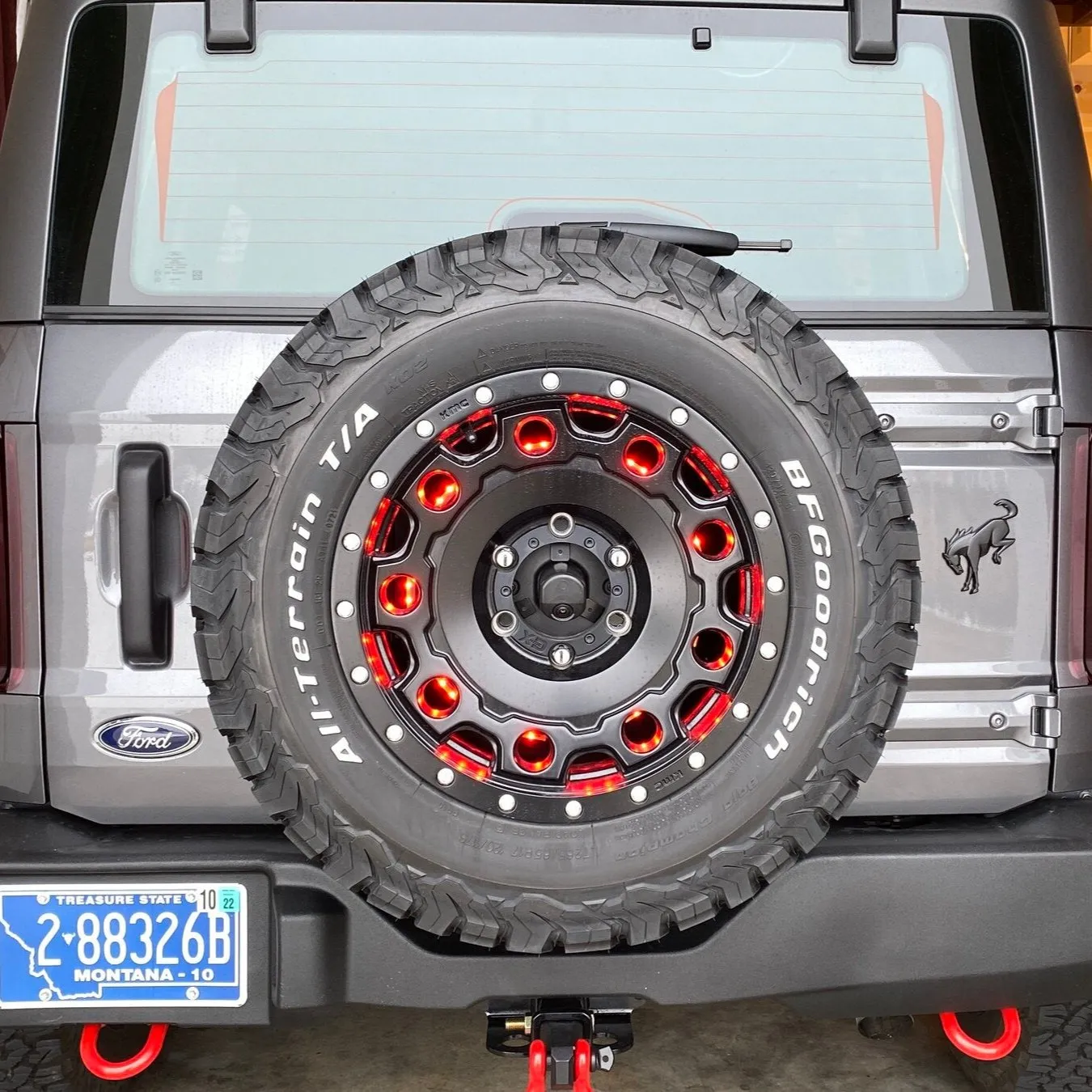 ORACLE Lighting LED Illuminated Spare Tire Wheel Ring Third Brake Light - Ford Bronco