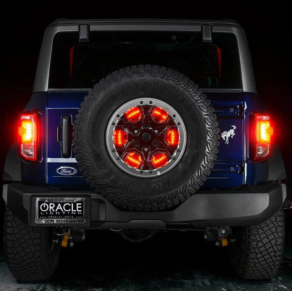 ORACLE Lighting LED Illuminated Spare Tire Wheel Ring Third Brake Light - Ford Bronco