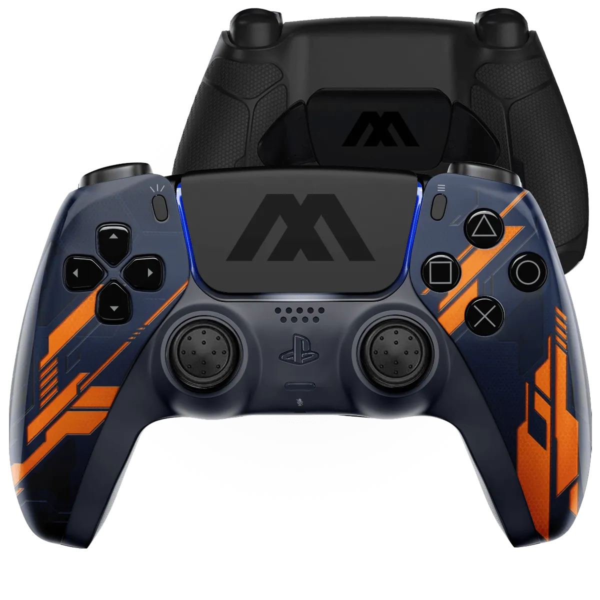 ORANGE MECHA EXTREME PS5 SMART PRO MODDED CONTROLLER