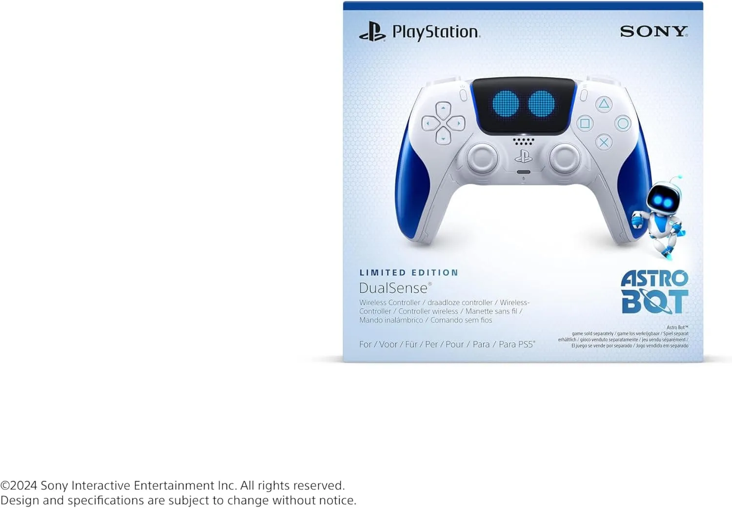 PlayStation Dual Sense PS5 Wireless Controller - Astrobot Limited Edition