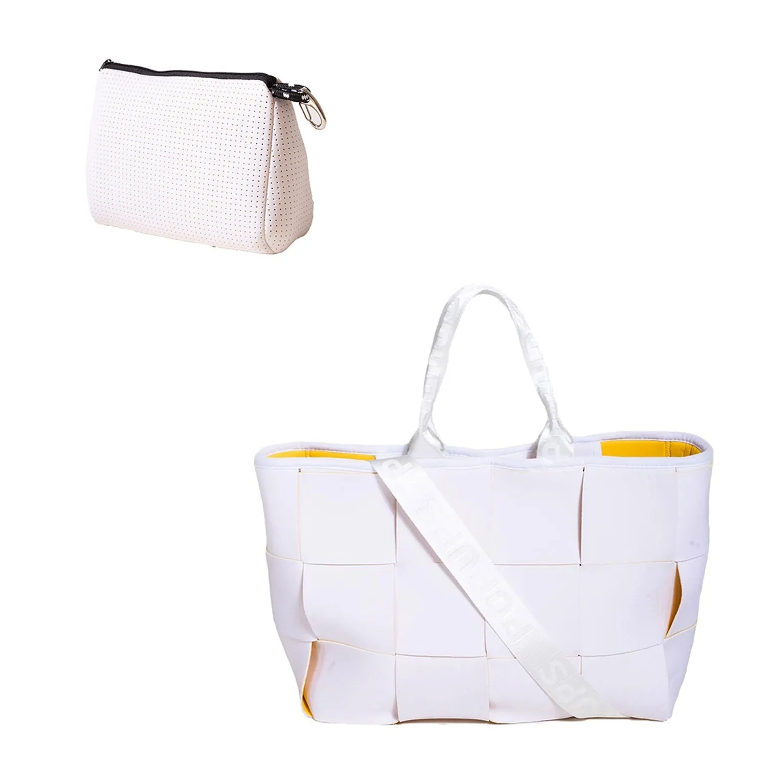 POUCH   ICON TOTE - WHITE