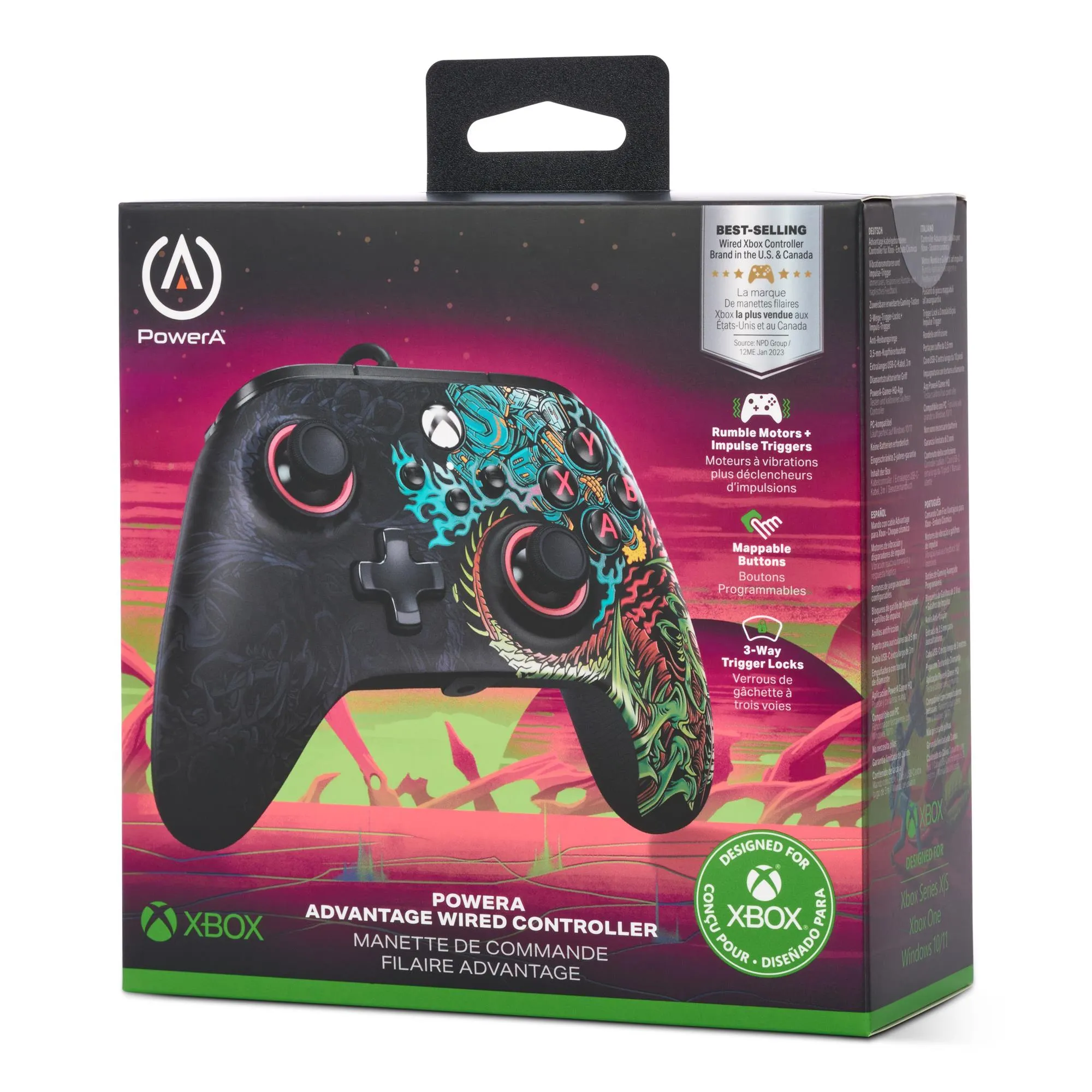 PowerA Advantage Wired Controller for Xbox Series X|S (Cosmic Clash)