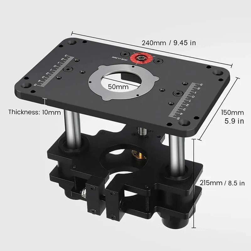 Precision Router Lift - Router Table Lift System - GD7 PRO