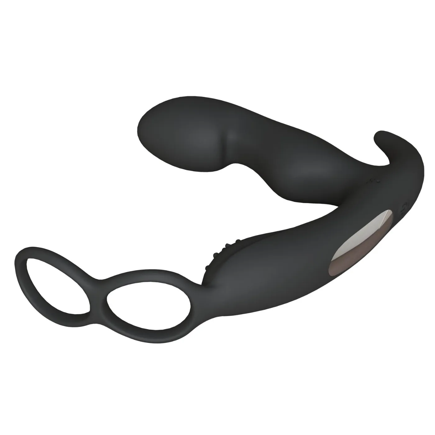 Prostate Curve Dual Ring - Remote Control Vibrating Prostate Massager