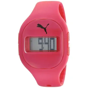 Puma Women's PU910921003 Digital Pink Silicone Watch