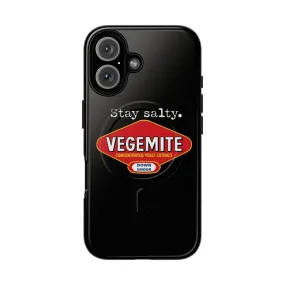 "Salty Vegemite-Inspired Phone Case for Aussie Humor Lovers"