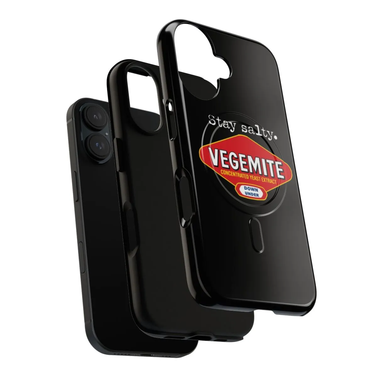 "Salty Vegemite-Inspired Phone Case for Aussie Humor Lovers"