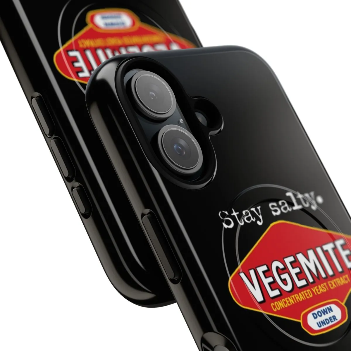 "Salty Vegemite-Inspired Phone Case for Aussie Humor Lovers"