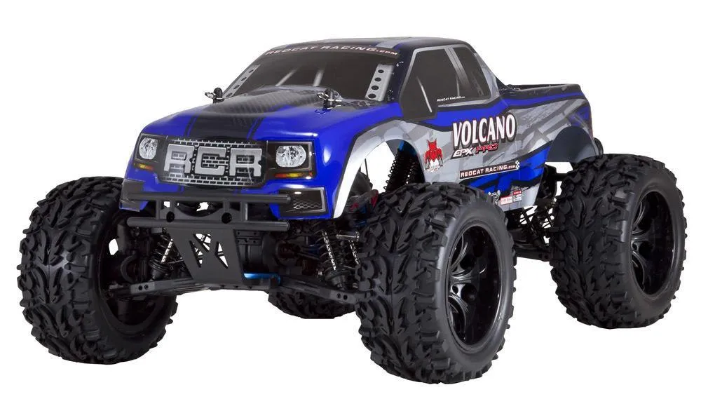 Recat Racing Volcano EPX PRO 1/10 Scale Brushless Truck Blue/Silver