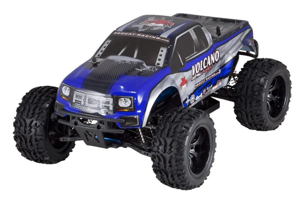 Recat Racing Volcano EPX PRO 1/10 Scale Brushless Truck Blue/Silver