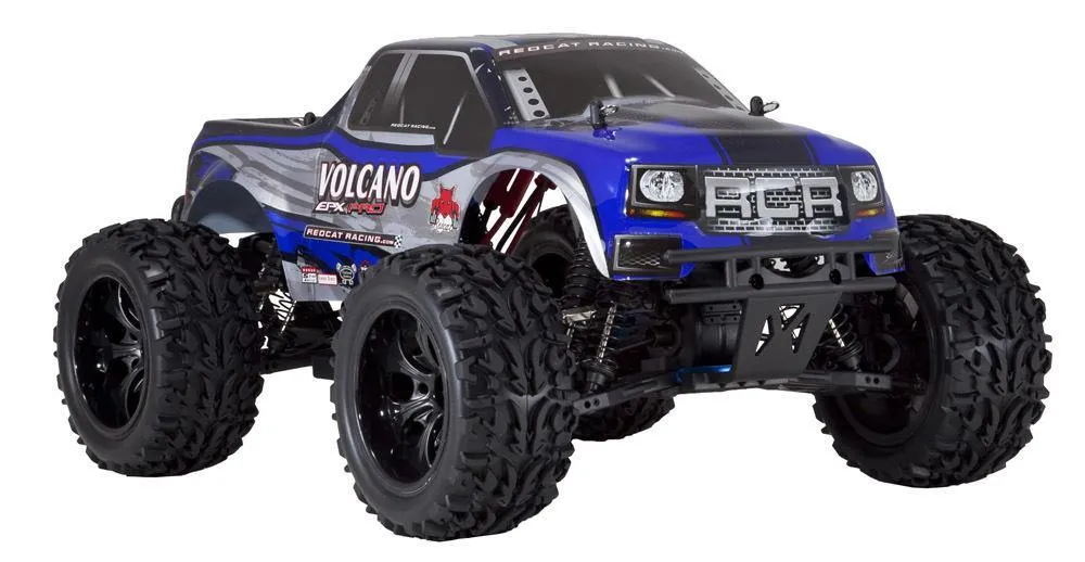 Recat Racing Volcano EPX PRO 1/10 Scale Brushless Truck Blue/Silver