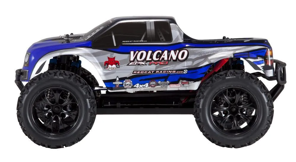 Recat Racing Volcano EPX PRO 1/10 Scale Brushless Truck Blue/Silver