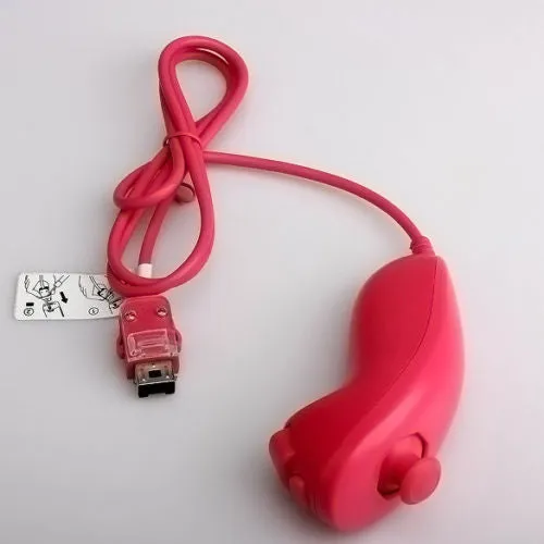 Remote Plus Built-In Motion Plus Nunchuk Silicone Case for Wii - Pink