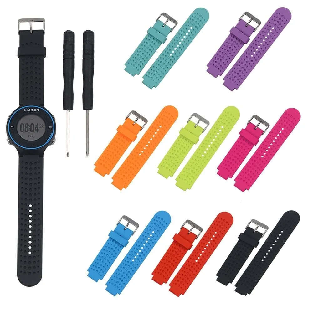 Replacement Watch Strap Compatible with Garmin Forerunner 220 230 235 630 620 735