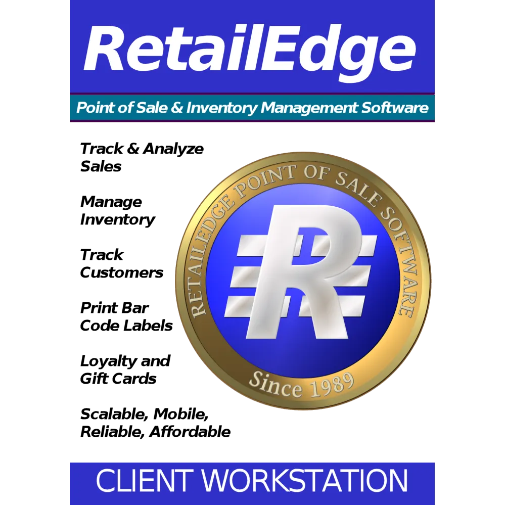 RetailEdge Point of Sale Software Client Workstation