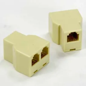 RJ12 1Jack/2Jack T adapter, Reversre(Pin1-Pin6)