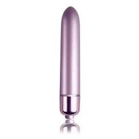 Rocks off Purple Waterproof Mini Bullet Vibrator with 10-functions