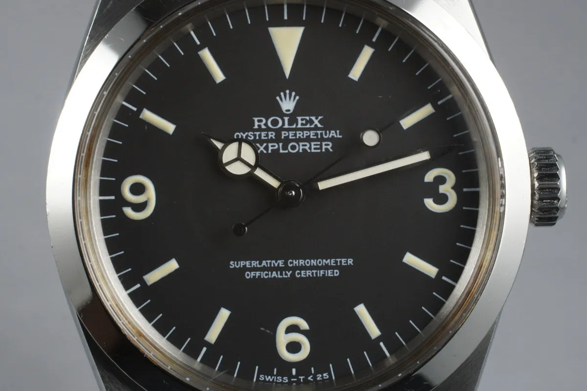 Rolex Explorer 1 1016 with Japanese RSC Papers