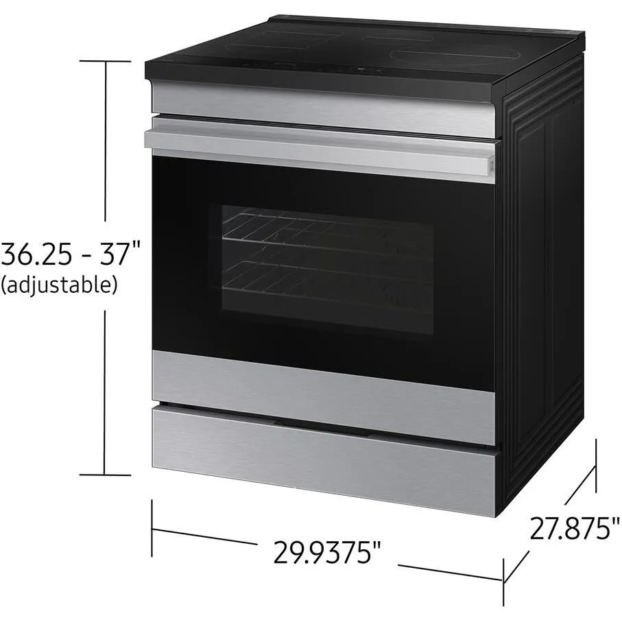 Samsung 6.3 cu. ft. Bespoke Smart Slide-In Induction Range NSI6DG9500SR/AC