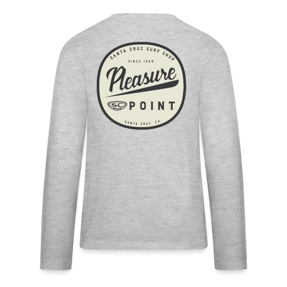 Santa Cruz Surf Shop Pleasure Point Kids' Premium Long Sleeve T-Shirt