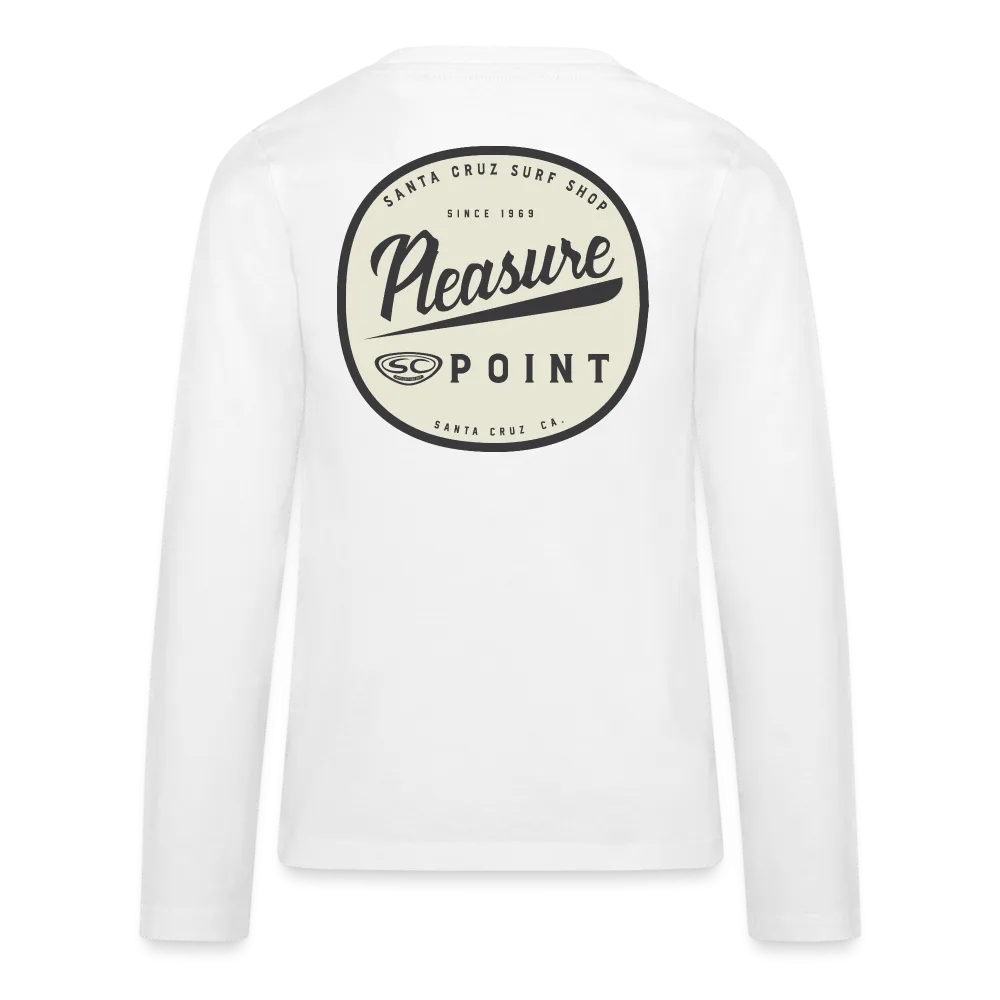 Santa Cruz Surf Shop Pleasure Point Kids' Premium Long Sleeve T-Shirt