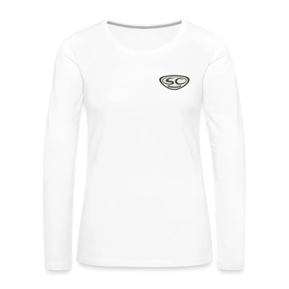 Santa Cruz Surf Shop Pleasure Point Women's Premium Long Sleeve T-Shirt