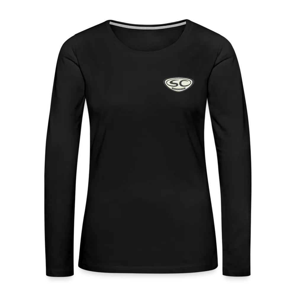 Santa Cruz Surf Shop Pleasure Point Women's Premium Long Sleeve T-Shirt