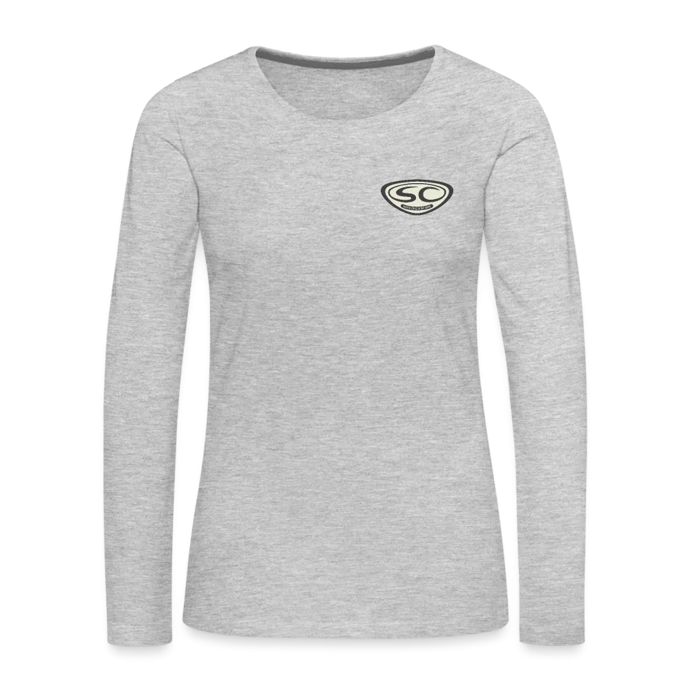 Santa Cruz Surf Shop Pleasure Point Women's Premium Long Sleeve T-Shirt