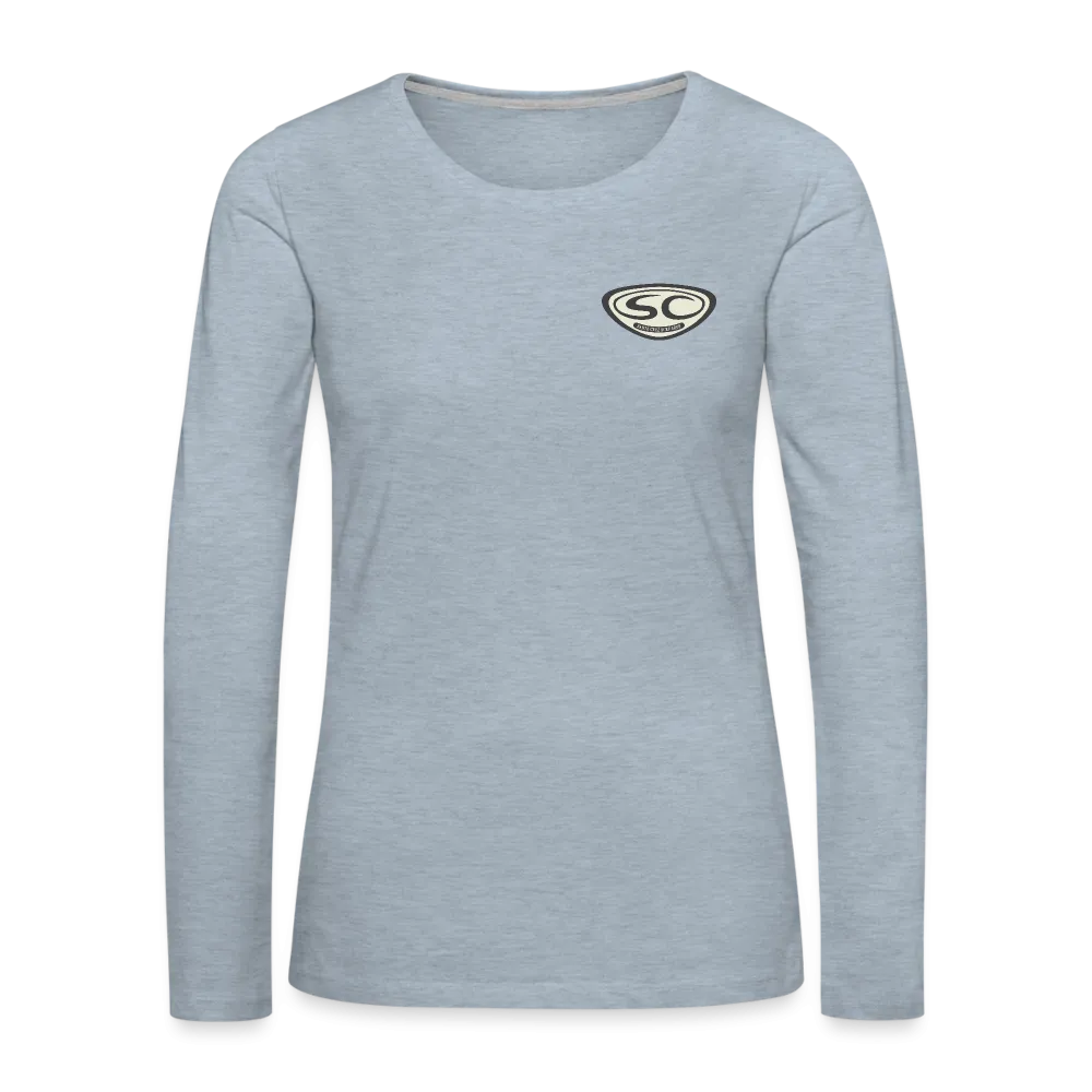 Santa Cruz Surf Shop Pleasure Point Women's Premium Long Sleeve T-Shirt