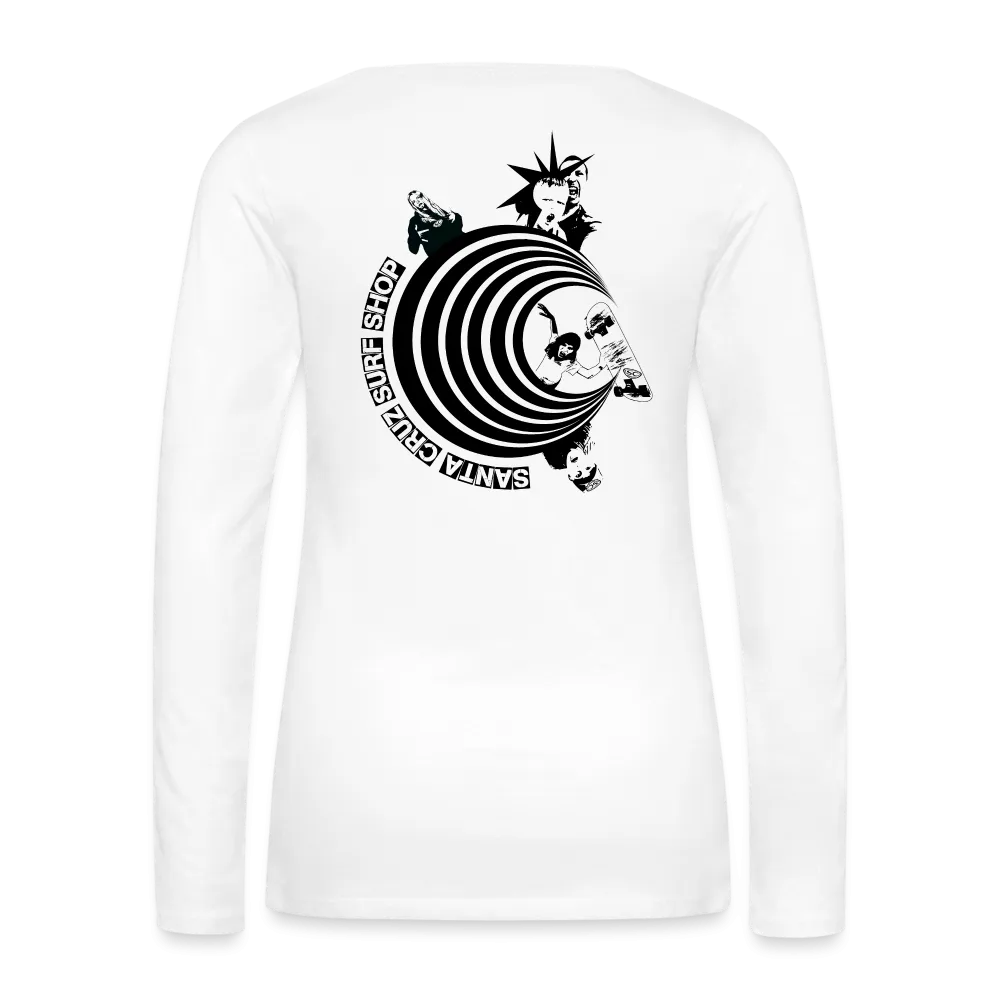 Santa Cruz Surf Shop PUNK Women's Premium Long Sleeve T-Shirt