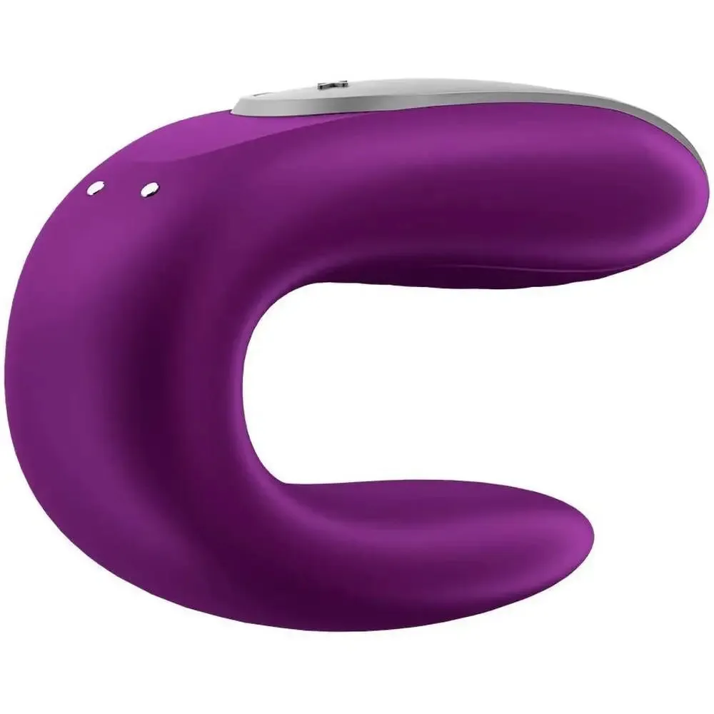 Satisfyer Pro Silicone Purple Rechargeable Clitoral Vibrator with Remote