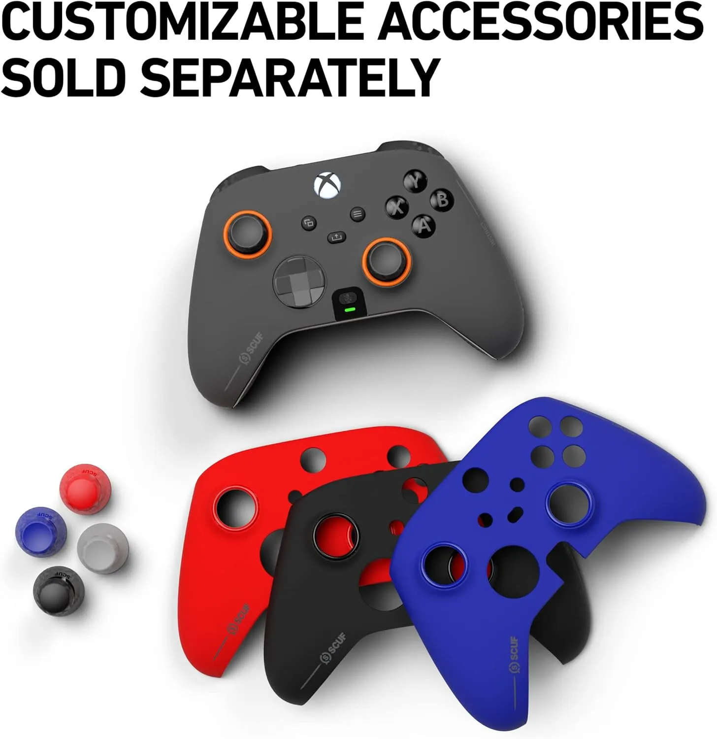 SCUF Instinct Pro Wireless Xbox Controller - Remappable Paddles, Instant Triggers - Xbox Series X|S, Xbox One, PC, Mobile - Steel Grey