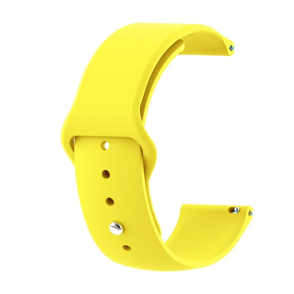 Silicone Button Style Watch Straps Compatible with Oppo Watch 3