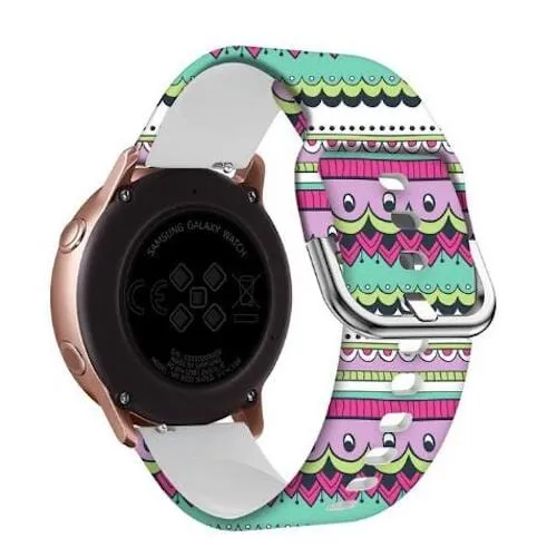 Silicone Pattern Watch Straps compatible with the Fitbit Versa