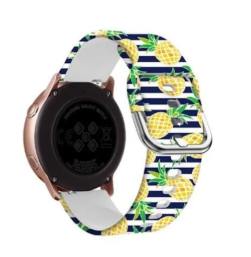 Silicone Pattern Watch Straps compatible with the Fitbit Versa