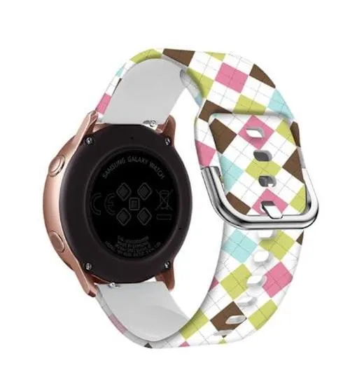 Silicone Pattern Watch Straps compatible with the Fitbit Versa