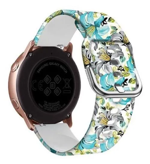 Silicone Pattern Watch Straps compatible with the Fitbit Versa