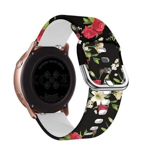 Silicone Pattern Watch Straps compatible with the Fitbit Versa