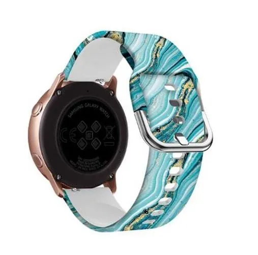 Silicone Pattern Watch Straps compatible with the Fitbit Versa