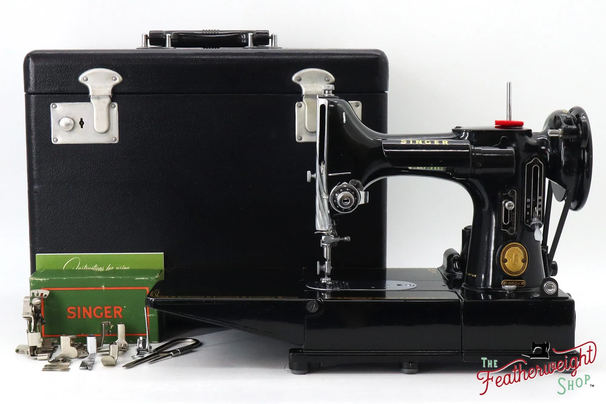 Singer Featherweight 222K Sewing Machine - EL1853**, 1956