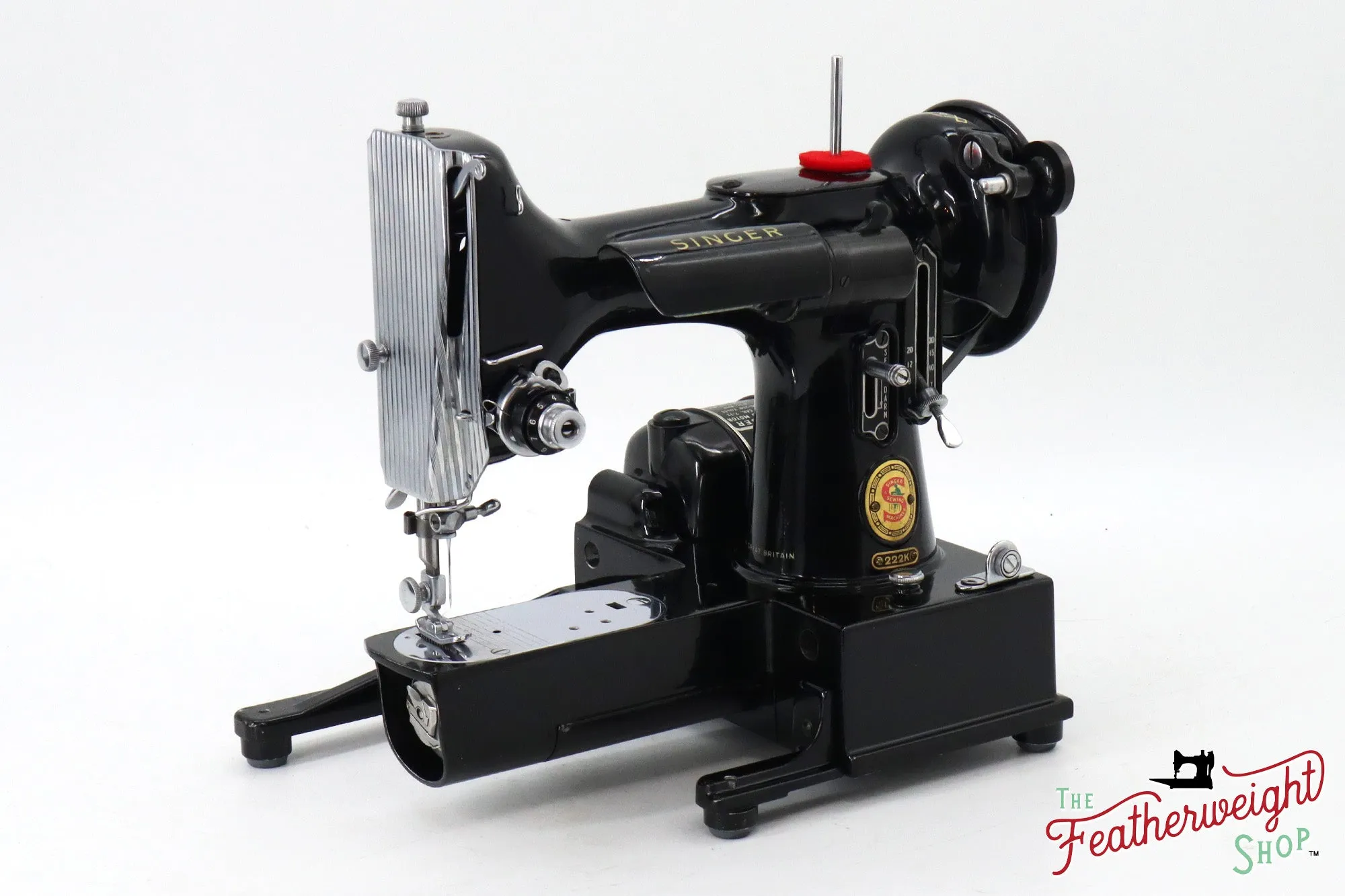 Singer Featherweight 222K Sewing Machine, Red 'S' - ER0236** - 1960