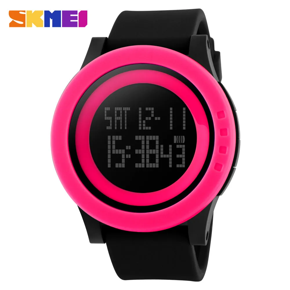 SKMEI SPORTS SWIMMING WATCH 1142-BLKPNK