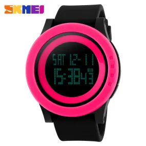 SKMEI SPORTS SWIMMING WATCH 1142-BLKPNK