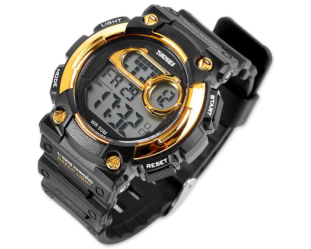 SKMEI Waterproof Day Date Digital Men Running Sports Watch