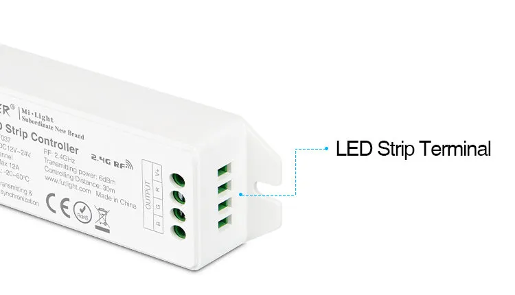 Smart 2.4GHz 4-Zone RGB LED Light Strip Control Unit – Upgrade Version